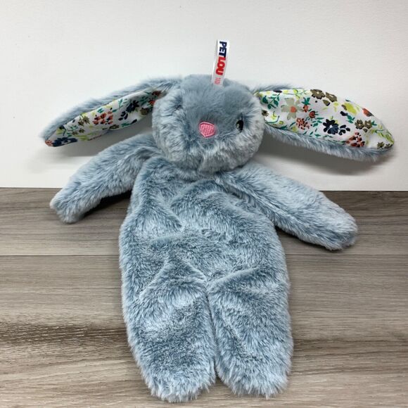 Dog Toy  12" Rabbit Promo Blue Bunny PetLou - Picture 1 of 7